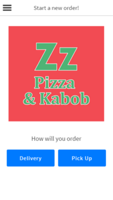 Emulate Android APK ZZ Pizza  Kabob