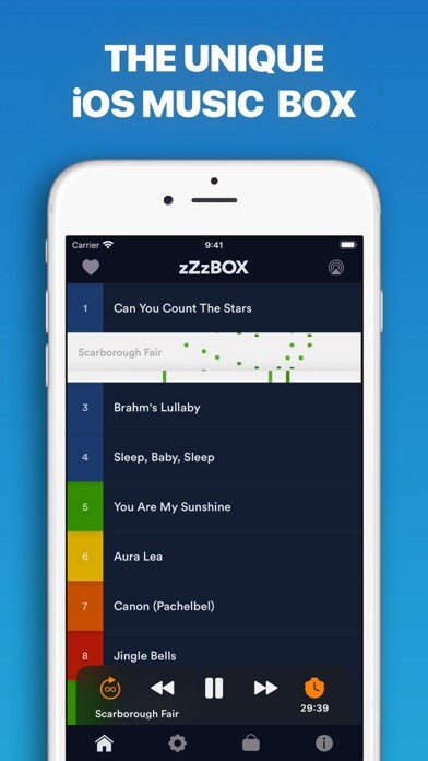 Emulate iPhone app zZzBOX - Music box for parents using MyAndroid Emulate iPhone app zZzBOX - Music box for parents using MyAndroid